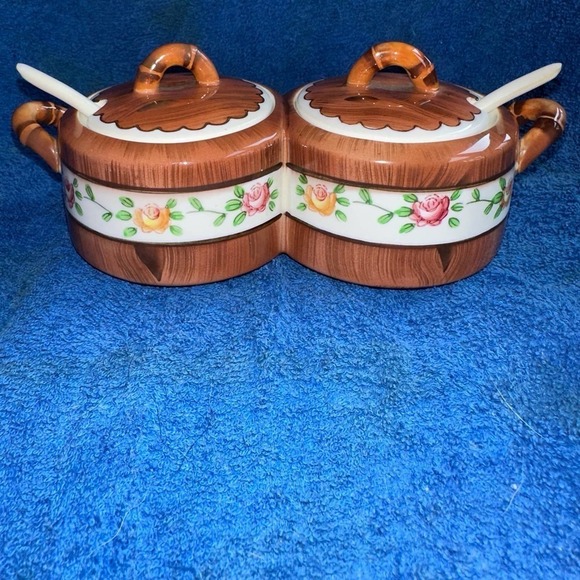 Vintage Orchard Ware By PY (Japan) Condiment Server - Picture 1 of 9